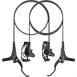 Photo Gallery hasaller freno a olio, set di 2 freni a disco idraulici per mountain bike, kit freno anteriore e posteriore, kit di montaggio a pinza freno a pressione dell olio a doppio pistone, leva regolabile, in Photo Gallery hasaller freno a olio, set di 2 freni a disco idraulici per mountain bike, kit freno anteriore e posteriore, kit di montaggio a pinza freno a pressione dell olio a doppio pistone, leva regolabile, in