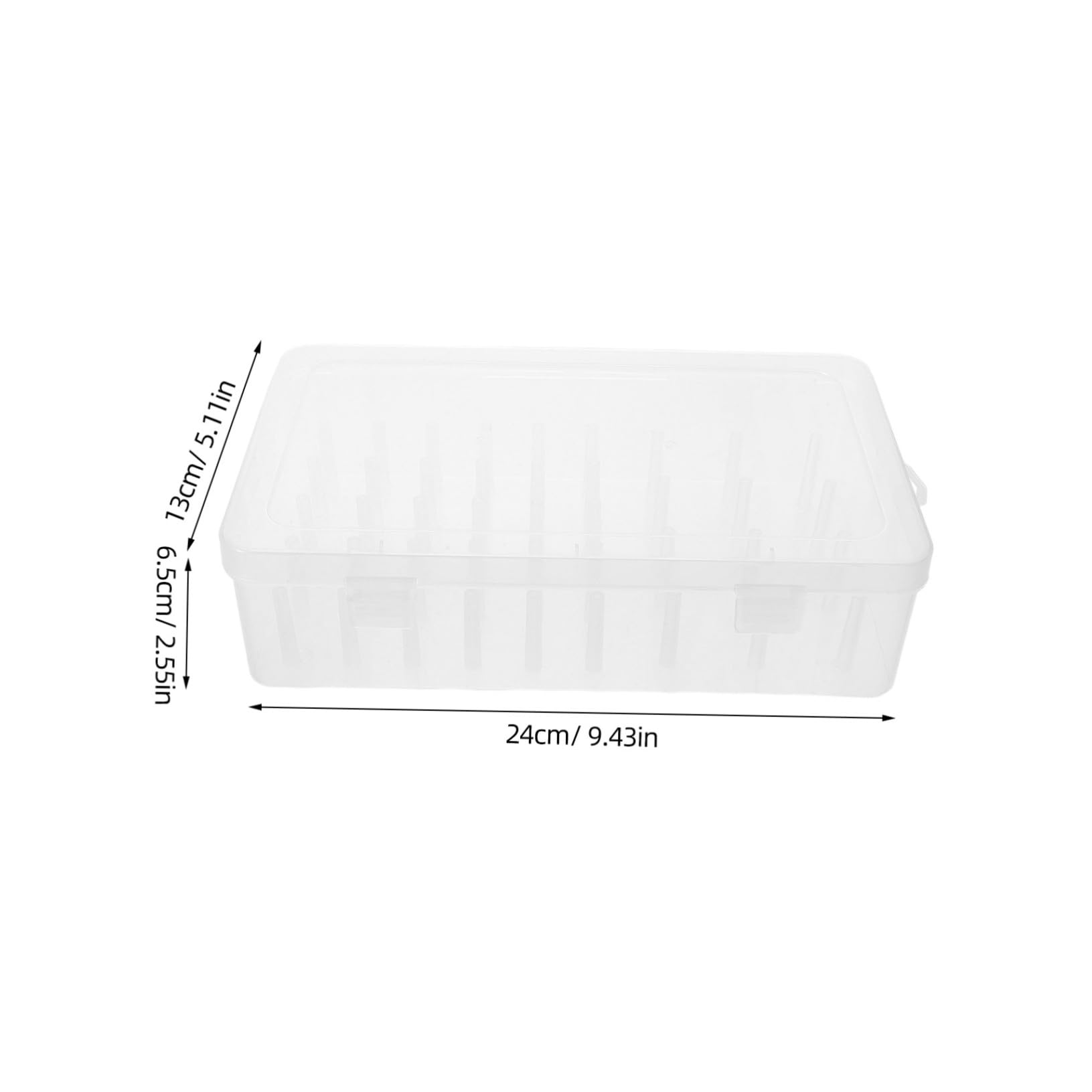 Organisateur de Bobines de Fil à Coudre, Boîte Transparente 3 Pièces