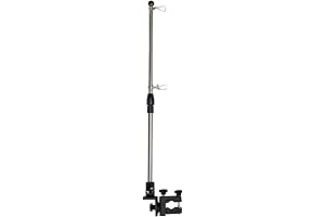 KEMIMOTO Golf Cart Flag Holder - Stainless Steel Boat Flag Pole Kit