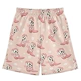 Pfrewn Athletic Shorts Cowgirl Boots Retro Star-2 Gym...