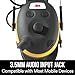 3M WorkTunes AM/FM Hearing Protector, Noise Reduction Rating (NRR) 24 dB, Radio Ear Muffs With Integrated Microphone & High Fidelity Speakers (90541H1-DC-PS)