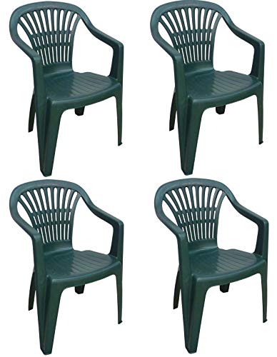 SF SAVINO FILIPPO 4 Pz Poltrona Sedia monoblocco