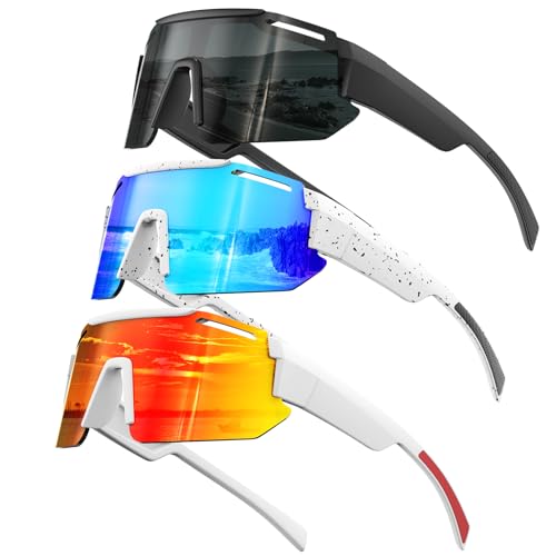 KALIYADI Polarized Youth Baseball Sunglasses: Kids Sunglasses for Boys Girls Sports Cycling Running UV400 Protection Age 6-14