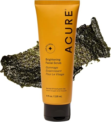 Acure Brightening Facial Scrub -...