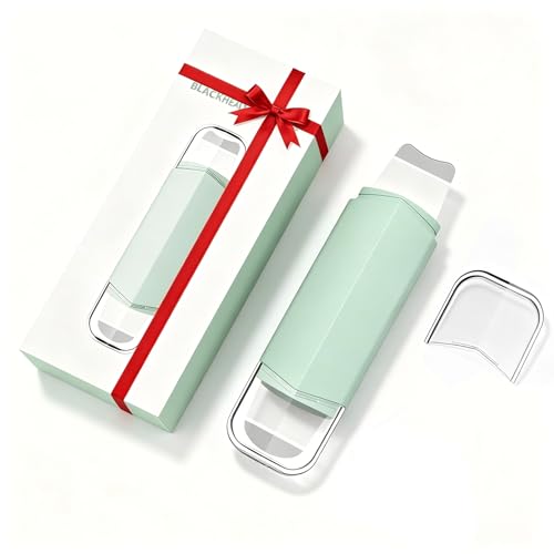 Blackhead Remover Tool for Nose Pore Dual-Head Face Scraper & Pore Cleaner for Deep Facial Cleansing U Shaped & Circular Widened Head Skin Care Tool for Men and Women (Green)