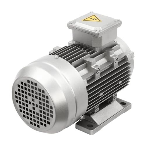 Moteur électrique, 1,5 kW 380 V, indice de protection IP55, diamètre de la tige 19 mm, 1405 tr/min 50 Hz, moteur triphasé pour ventilateurs, pompes, 34,1 x...