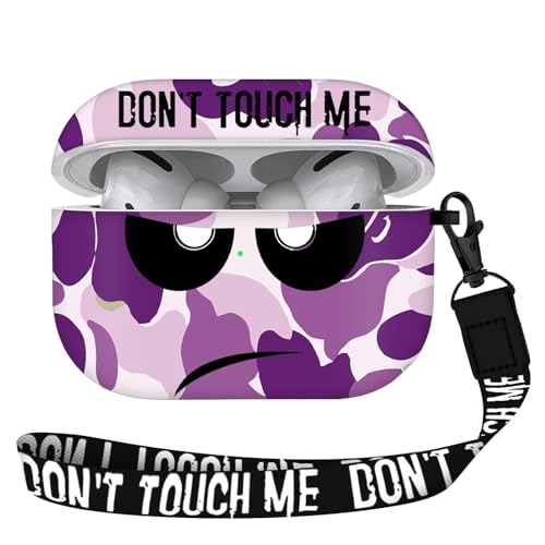 Image of Compatible with Airpods Pro 3 Case(2025),Don't Touch Me for Airpods Pro 3rd Generation Cases Cover with Lanyard Soft Silicone Cute Shockproof Cover for Women Men