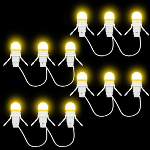 Kingdder 4 Sets Accessory Cord with LED Light Bulb Lamp