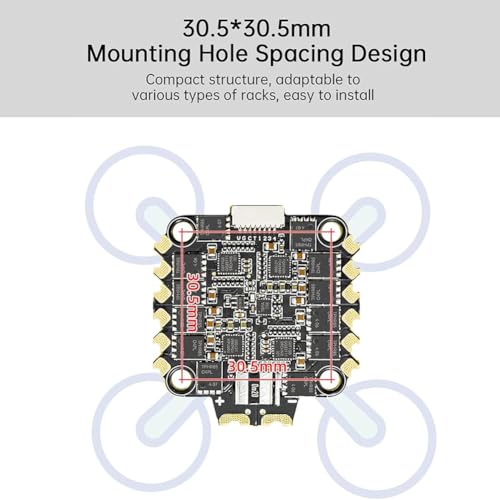 FC Stack 30x30 FPV et ESC 70A AM32 haute performance de vol - 2