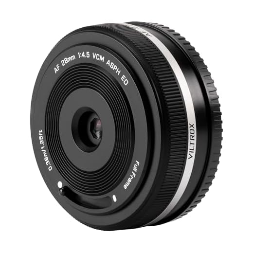 VILTROX 28mm F4.5 Pancake Lens for Sony