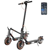 TODIMART T6 Trottinette Electrique Adulte antivol Ultra Legere Moteur 350W/25KM/H Autonomie 35KM Batterie 36V 7.8Ah Trotinette électrique Adulte Pliable pneus nid d'abeille increvables Avec suspension