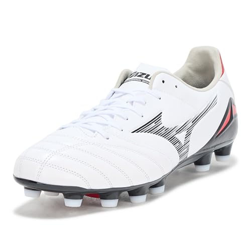 Mizuno Morelia Neo IV Pro KL Soccer Shoe | K Leather Soccer Boot | White/Black | US Men's 10.5