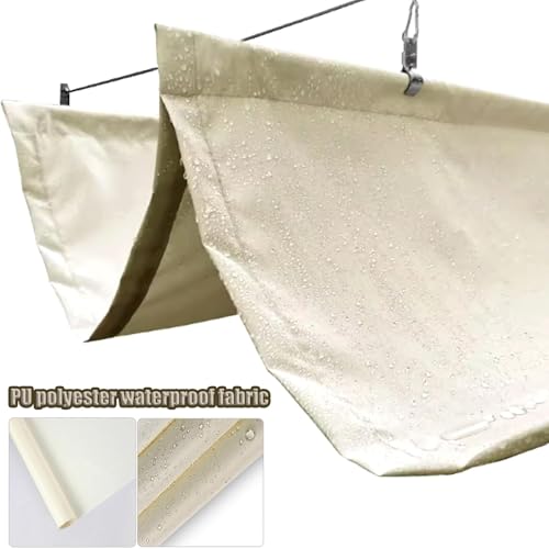 Pare-soleil rétractable pour pergola, auvent imperméable haut de gamme