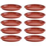 Terrakotta untersetzer, blumentopfuntersetzer, ton untersetzer, Plastic Plant Trays, Verwendet hochwertiges Kunststoffmaterial, das leicht und langlebig ist.