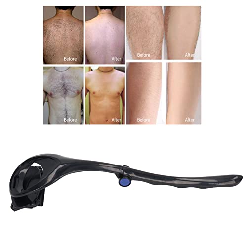 Aparador de Pêlos Traseiro, LâMinas de Cabeça Dupla DesmontáVeis ​​de Cabo Longo Diy Manual Aparador