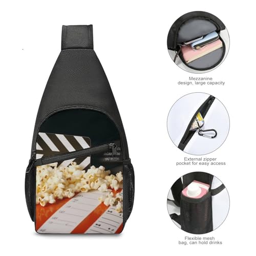 Mochila tipo Sling bag casual para hombre y mujer miniatura 5
