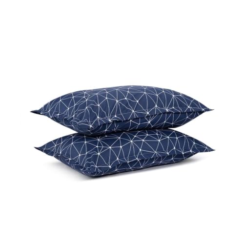 Image of Wakefit 100% Cotton Pillow Cover Set of 2 | 200 TC Soft & Breathable Pillow Cases | Standard Size 18 x 27 Inch | Skin Friendly, Durable & Gentle Machine Washable | Nicole