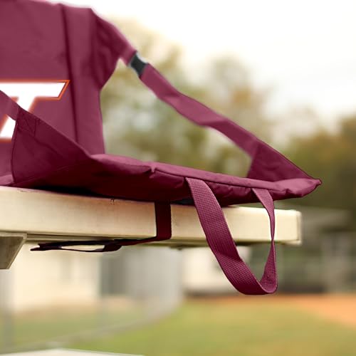 Image of Logo Brands Officially Licensed NCAA Unisex Stadium Seat, One Size, Team Color