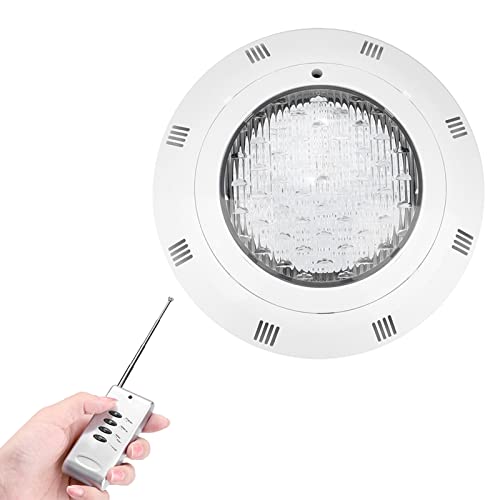Bombilla LED Sumergible 30W Para Piscinas - 300 LEDs, Control Remoto, Cambio de Color RGB, Iluminación Submersible