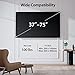 Pipishell Full-Motion TV Wall Mount for Most 37–75 Inch TVs up to 100 lbs, Wall Mount TV Bracket with Dual Articulating Arms, Extension, Swivel, Tilt, Fits 16