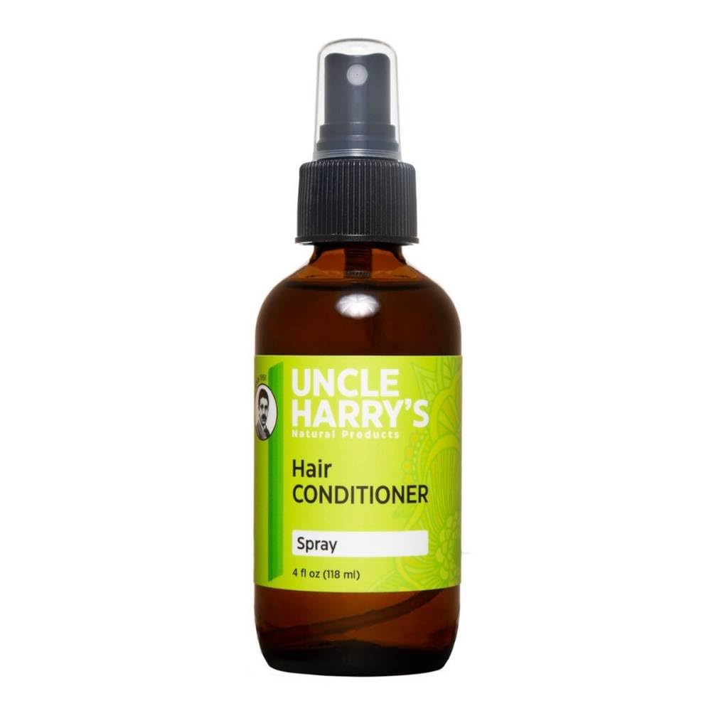 Uncle Harry's Hair Conditioner Spray for Post-Shampoo or Leave-In, Nourish, Revitalize Body and Shine, 4 fl oz Bottle