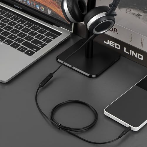 Cable de audio con micrófono y control de volumen GEEKRIA 1.2 m miniatura 6