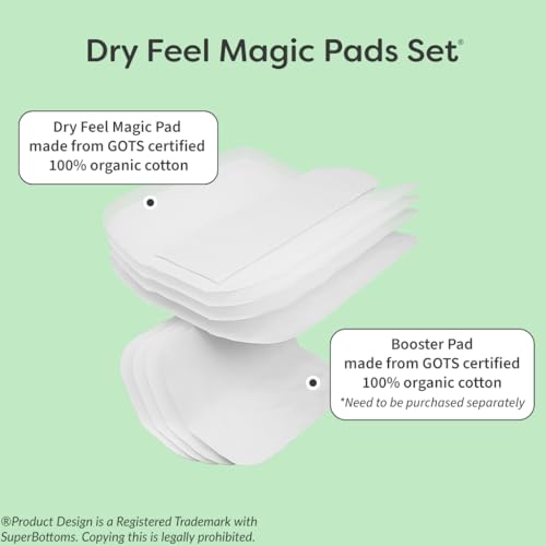 Image of SuperBottoms Cloth Diapers for babies - Cloth Diaper Combo Pack of 4 Freesize UNO- New Version| Reusable Cloth Diapers for babies 3M to 3Y | With 4 organic cotton inserts /pads