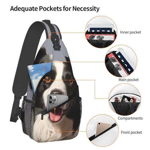 Bolso Cruzado para Hombre Mochila de Pecho para Senderismo miniatura 4