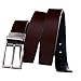 Beltox Fine Men's Reversible Leather Formal Belt Rotated Buckle Size 30
