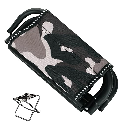 HONMEET Portable Folding Stool for Adults Multi Function Camping Chair with Thick Design Lightweight and Durable for Fishing Hiking Travel and Outdoor Activities