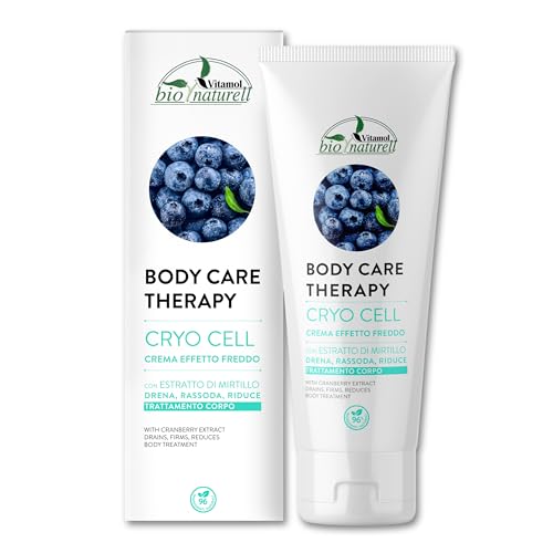 Vitamol Crema Corporal Anticelulítica Cryo-Cell con Efecto Frío - Drenante y Tonificante, 200 ml