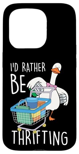 Thrift Shopper ��������V���b�s���O I'd Rather Be Thrifting �X�}�z�P�[�X iPhone 15 Pro �p