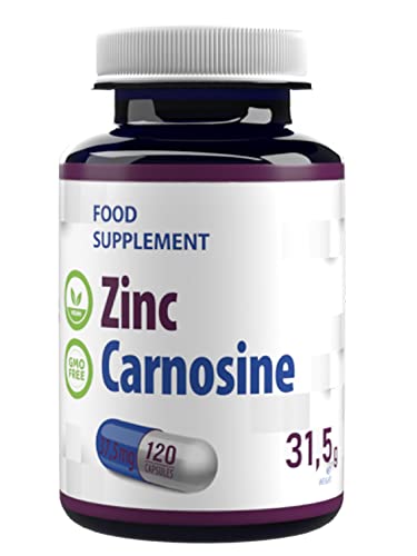 Hepatica Zink-L-Carnosin 37 5 mg | 8 25 mg elementares Zink (83% NRV) | für Immunsystem & Zellschutz | 120 vegane Kapseln | von unabhängigem Labor geprüft