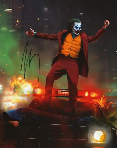 RP Joaquin Phoenix Signed Joker Photo 8x10 Reprint COA