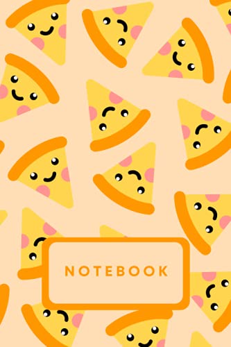 Kawaii Pizza Notebook: Cute Kawaii Pizza Pattern Journal Diary | Kawaii Aesthetic Vaporwave | Cute Japanese Korean Stationery | A5 6x9” | 120 College Ruled Lined Pages