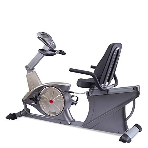 Image of Sparnod Fitness SRB-310 /WNQ F1-7318WD Semi Commercial Recumbent Exercise Bike Cycle for Home Gym with 8Kgs Two-Way Inner Magnetic Control Flywheel and ECB Resistance System