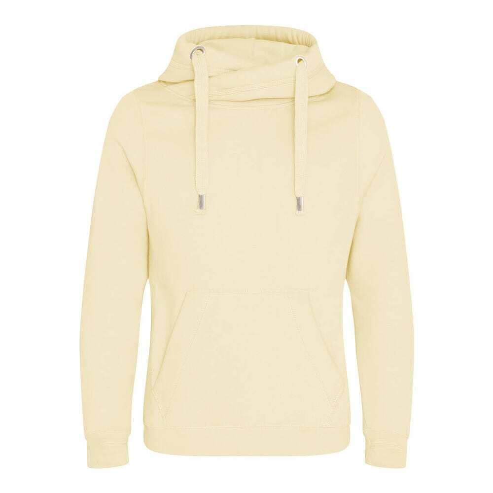 Awdis Unisex Vanilla Milkshake Just Hoods Jh021 Cross Neck Hoodie - 2XL