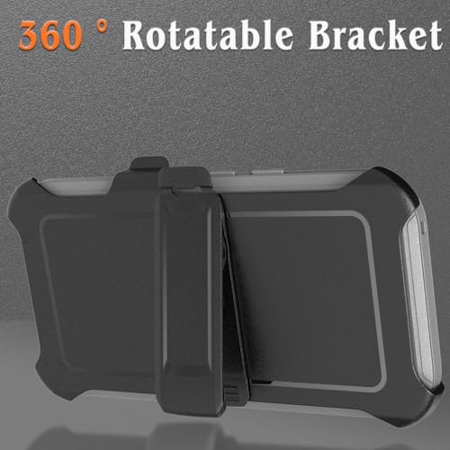 Coque Pixel 9A抗震防摔保护壳 pivotante avec support holster gris bleu - 6