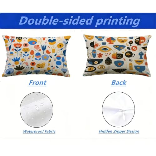 Coussin extérieur résistant aux UV et à l'eau pour éviter les taches