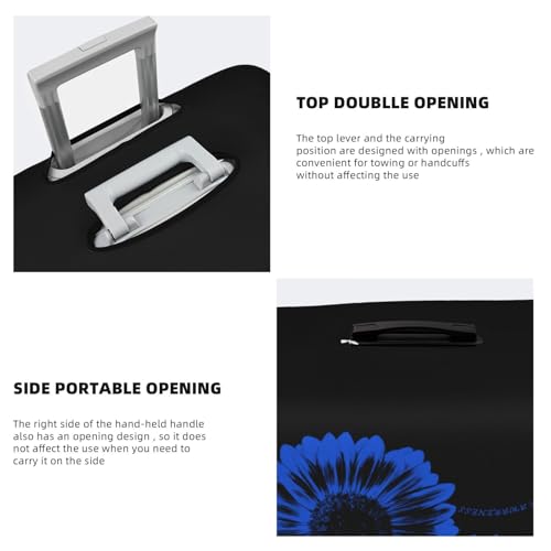 Travel Luggage Cover Colon Cancer Awareness Fashion Washable Baggage Suitcase Protector Fit For Luggage Large4