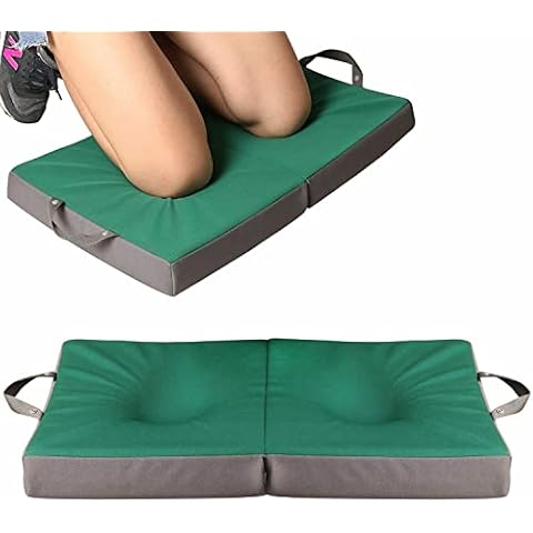 1 Click Buy Garden Kneeling Pad Kneeler for Gardening Work | Large Memory Foam Cushion Kneeling Mat for Gardening | Knee Protection | Garden Gifts | Kneeler Mat with Carry Handle ( Green ) Cover