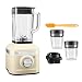Produktbild Kitchenaid Artisan Standmixer-Starter-Set K400 (5KSB4026EAC) - inkl. Mixbehälter-Set 200ml (5KSB2040BBB), Mini-Teigschaber