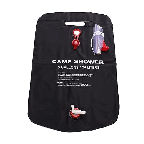 MATYASIGO 20L/40L Portable Camp Shower Bag Outdoor Shower Bags Portable Folding Water Bag Camping Shower Camping Hiking Travel Supplies (20L)