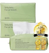 Amazon | Sokaiteki クレンジングタオル フェイシャルタオル 60枚入り