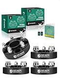 YHTAUTO 5x4.5 Hub Centric Wheel Spacers 1.25 inch Fits Chrysler, Dodge 2005-2023 Models, Charger, Challenger, 300, 5x114.3mm Tire Spacers w/ M14x1.5 Studs, 71.5mm Hub Bore 5 Lug 4PCSs