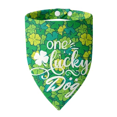 Bandana reversible para perro talla grande con diseño Lucky Dog