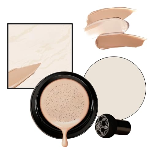 Foundation for Older Women, 2026 New Mushroom Head Cushion CC Cream, Moisturizing Long Lasting Full...