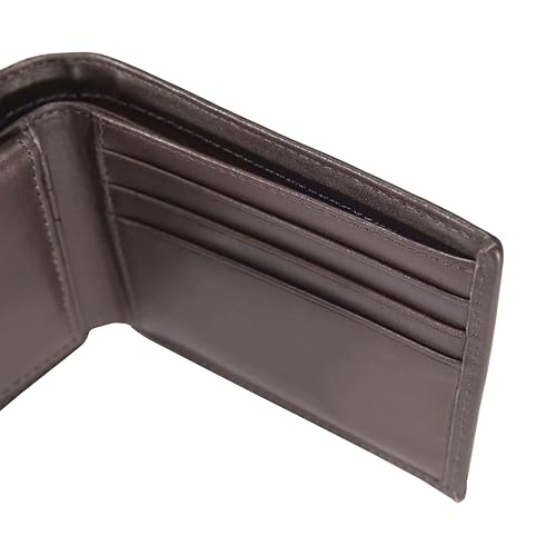 Image of Carhartt Men's Oil Tan Leather Wallet, Front Pocket, Passcase & Trifold Designs, Long-Lasting Construction, Gifts for Men