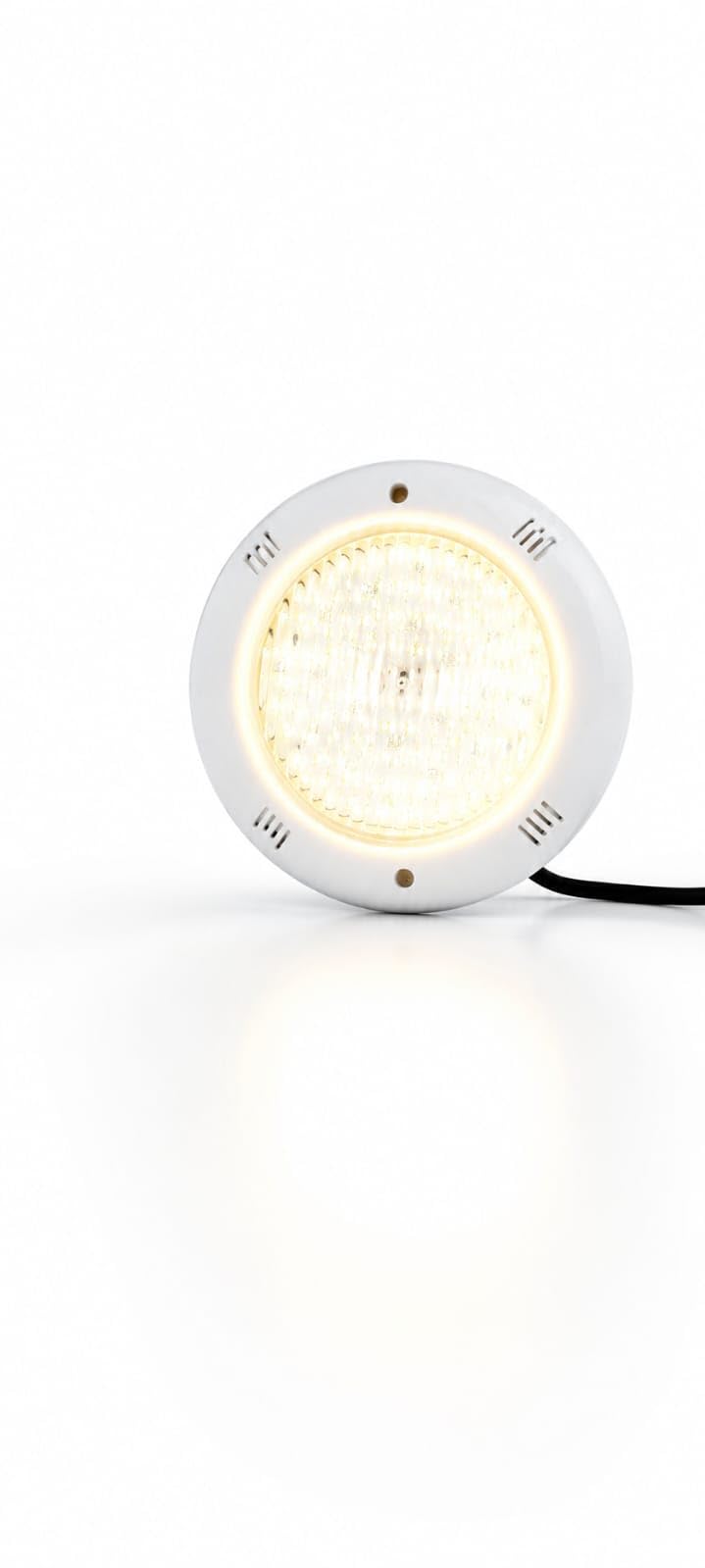 36 W LED Swimming Pool Light, IP68 Waterproof Underwater Pool Light, 7 Inch Wall Mounted LED Light for Swimming Pools, ABS Body, SMPS Included Warm White-image-2