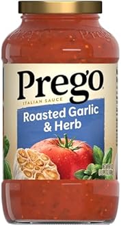 Prego Pasta Sauce, Italian Tomato Sauce with Roasted Garlic & Herbs, 24 Ounce Jar
